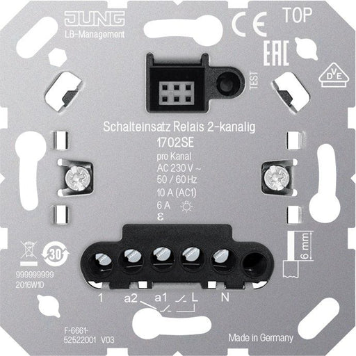Jung - Elektronischer Schalter Schalteinsatz Relais 1702 SE 2-kanalig