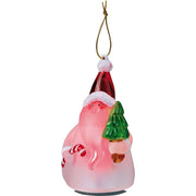Hellum - Festbeleuchtung LED-Weihnachtsmannfigur 567540 H:10cm innen − 12 Stück