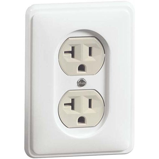 Peha - Schalter-/Steckdosenkombination US NEMA-Steckdose D 80.6672/20.02 US 2f.,20A 125V,reinws