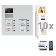 TCS Tür Control - Türsprech-Set Video Außenstation Pack 10 PVU16100-0010 AVU 10 Tasten UP