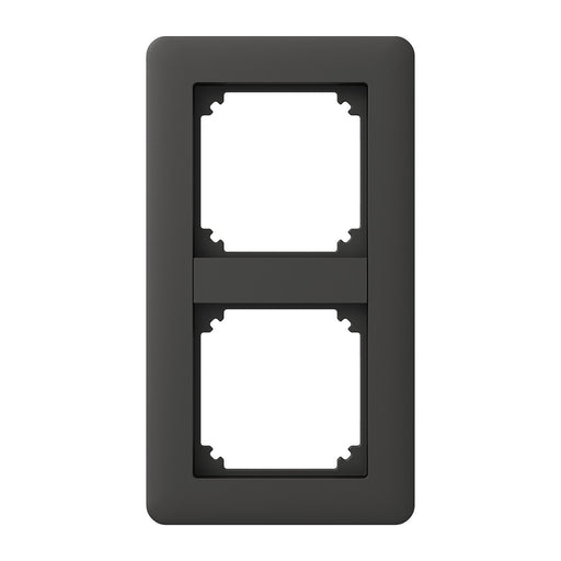 Elso - Abdeckrahmen Rahmen 2-fach Typ:Primo WDE003302 f.Exxact anthrazit − 5 Stück by Elso
