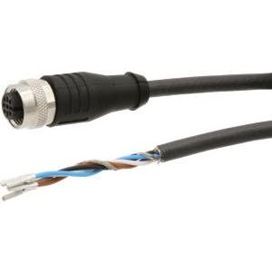 Ipf Electronic - Konfektioniertes Sensor-Aktor-Kabel Anschlussleitung, 15m, M12 VKAE5325 Dose 4polig gerade
