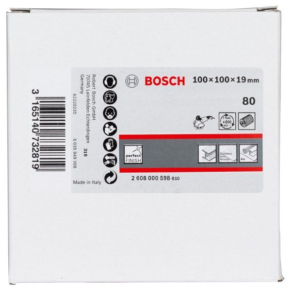 Bosch - Trenn-/Schleifscheibe Lamellenschleifwalze, 19 2608000598 mm, K 80, 100 mm
