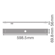 Ledvance - Elektrisches Zubehör/Ersatzteile für Leuchten Tragschieneneinsatz TRUSYS#4099854193637 600mm