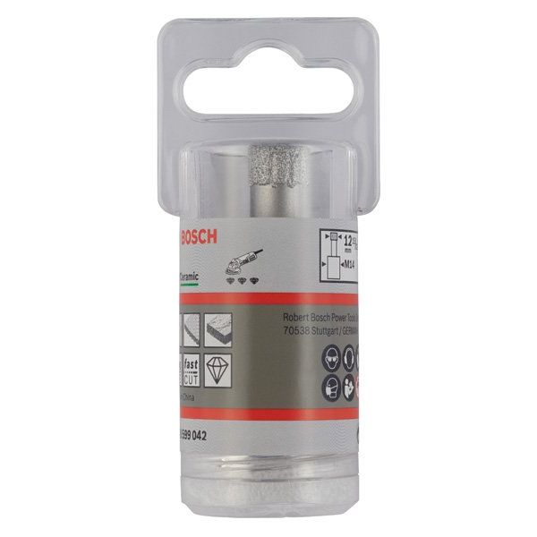 Bosch - Bohrer PRO Ceramic dry Bohrkrone, 2608599042 12 x 30 x 22,23 mm