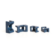 HellermannTyton - Befestigungssockel und -element für Kabelbinder Befestigungssockel 151-01020(100) blau − 100 Stück
