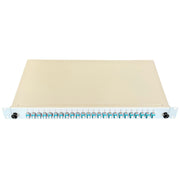Paschke - Patchpanel LWL Spleissbox ausziehbar 19" 442405-4K-24SA 24xLCd OM3 AQUA