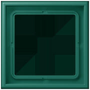 Jung - Abdeckrahmen Rahmen 1-fach LC 981 216 vert anglais