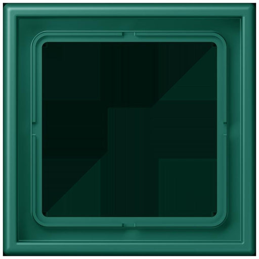 Jung - Abdeckrahmen Rahmen 1-fach LC 981 216 vert anglais
