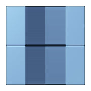 Jung - Abdeckung/Bedienelement für Installationsschalterprogramme Tastensatz 2fach LC 502 TSA 256 bleu ceruleen 59