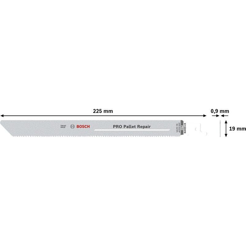 Bosch - Säbelsägeblatt PRO Pallet Repair S1132VFR 2608659007 Säbelsägeblatt 0,9 x − 100 Stück
