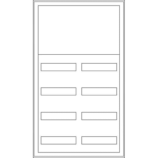 ABN - Gehäuse/Schaltschrank (leer) Wandgehäuse SP26RK042 IP54 SK2 schutzisol