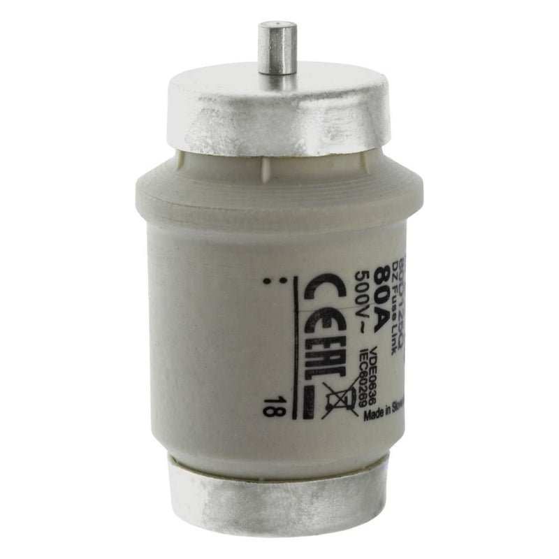Eaton - D-Sicherungseinsatz Sicherungseinsatz Nieders. FUSE 80A DIV 500VAC 80A AC 500V 50kA − 3 Stück