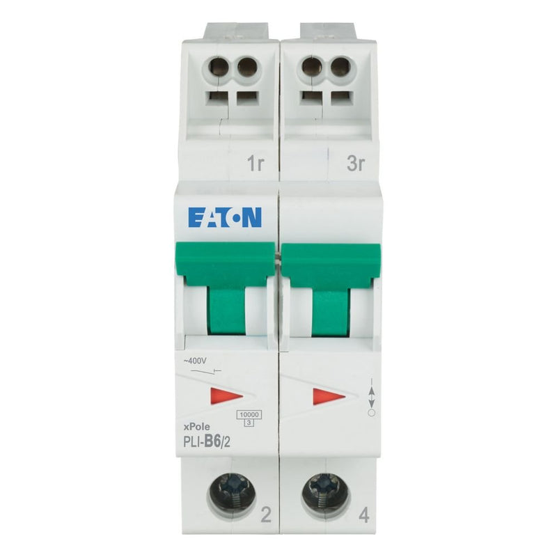 Eaton - Leitungsschutzschalter PLI-B6/2 B 6A, 2p Steckkl