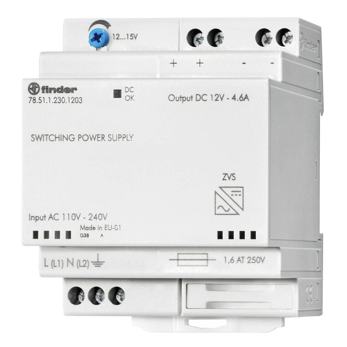 Finder - Gleichstromversorgung Schaltnetzteil 78.51.1.230.1203 E 110-240VAC/220VDC  − 1 Stück
