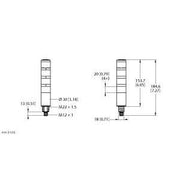Turck - Signalsäule, Komplettgerät Signalsäule TL30BBGYRXNXQD