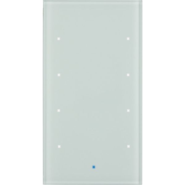 Berker - Bussystem-Tastsensor Glas-Sensor 4fach 75144830 Glas polarweiß