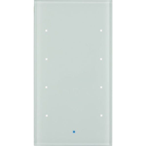 Berker - Bussystem-Tastsensor Glas-Sensor 4fach 75144830 Glas polarweiß