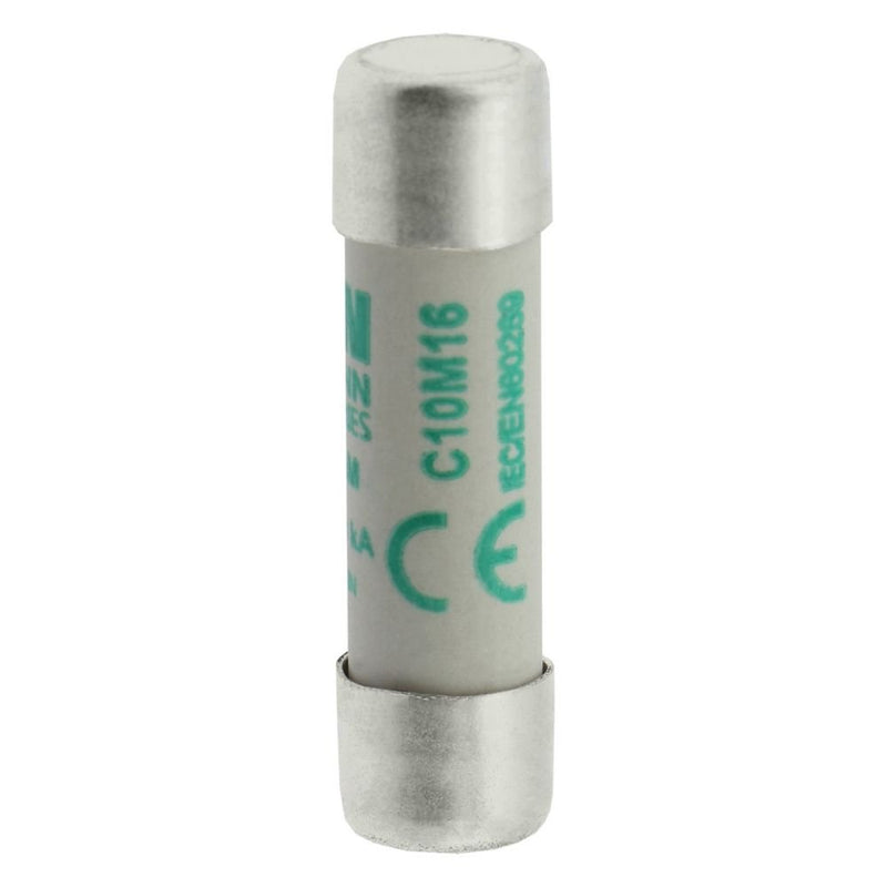 Eaton - Zylindrische Sicherung Sicherungseinsatz Nieders. C10M16 16A AC 500V 120kA − 10 Stück