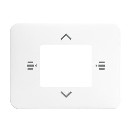 Busch-Jaeger - Einsatz/Abdeckung für Kommunikationstechnik Zentralscheibe stud-ws/gl 6108/61-24G 7-fach KNX