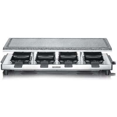 Severin - Raclette Raclette-Grill RG 2374 eds-geb/sw m.Naturgrillstein