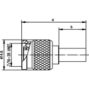 Telegärtner - Koax-Steckverbinder TNC-Stecker 100023709 StandardG5 (RG223/U) − 5 Stück