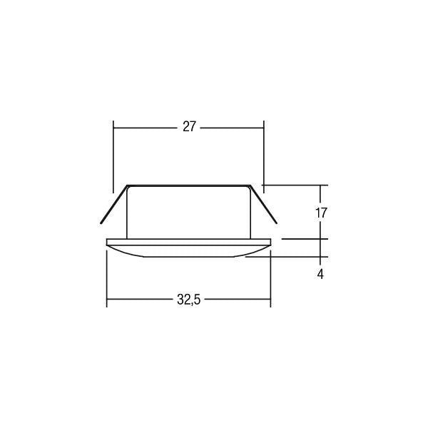 Brumberg Leuchten - Downlight/Strahler/Flutlicht LED-Einbaulichtpunkt 12071073 350mA ws LF:ww