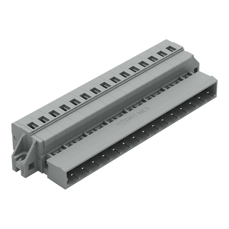 WAGO - Kabelsteckverbinder für Leiterplattensteckverbinder Stiftleiste 231-615/019-000 m.Befest.flansch,15p − 25 Stück