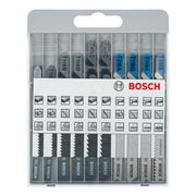 Bosch - Sägeblatt Sortiment 10-tlg. Stichsägeblatt-Set 2607010630 Basic for Metal and