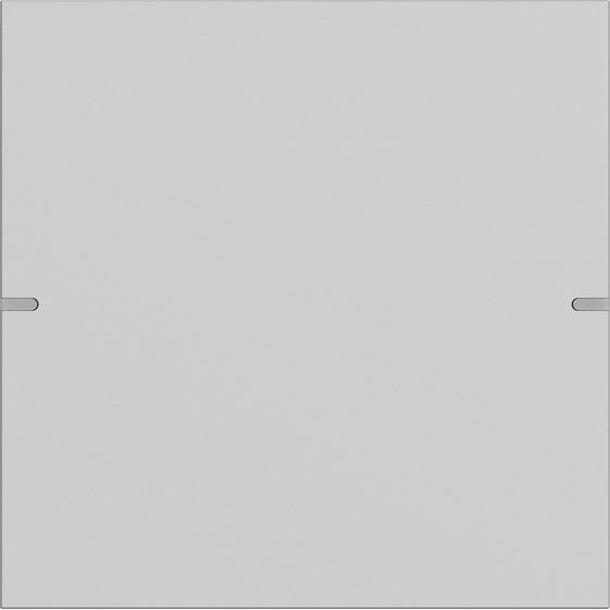 Gira - Bussystem-Tastwippe Wippenset 1-fach 5021915 Tastsens TS4 Grau