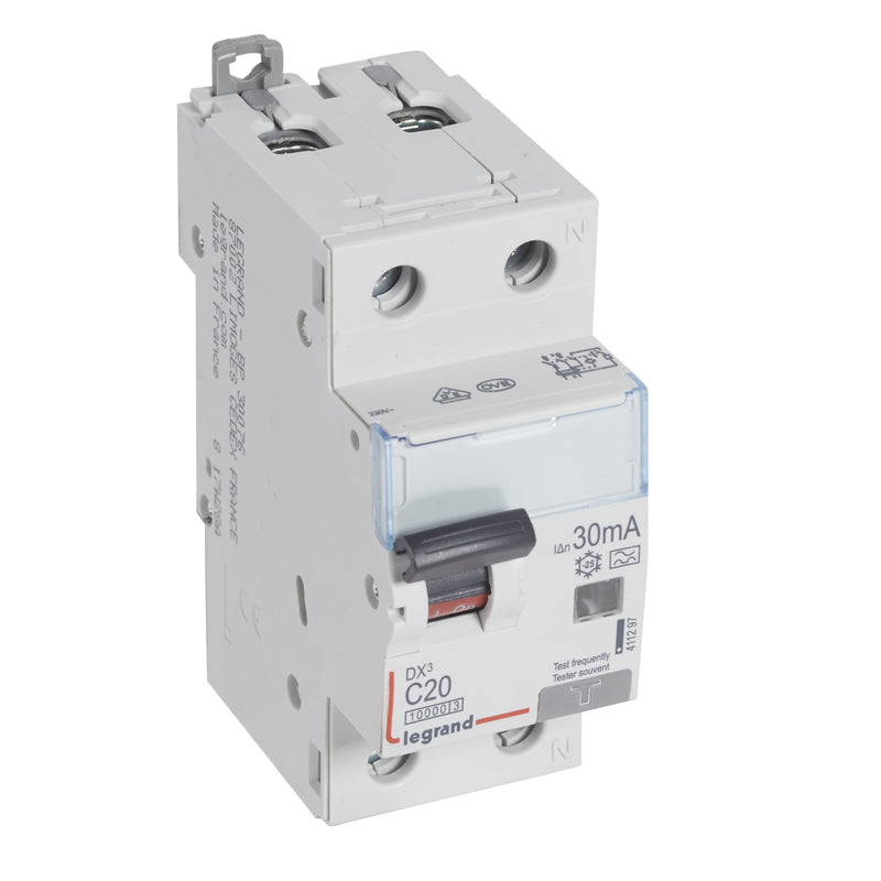 Legrand - Kombination FI-Schalter/Leitungsschutzschalter FI/LS-Schalter Legrand 411297 C-Charakt., 20A