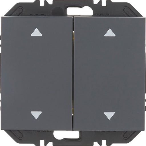 Berker - Bussystem-Hand-/Wandsender Modul Wippe 2f 24127206 Aufdr. K.1 anthr