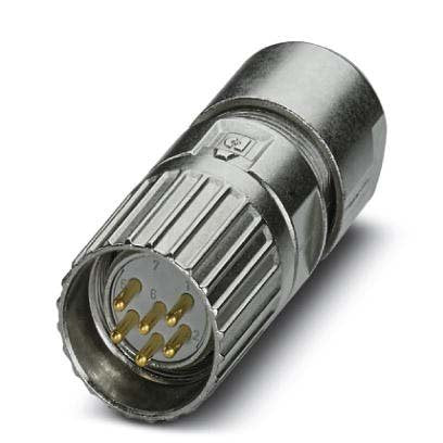 Phoenix Contact - Rundsteckverbinder, feldkonfektionierbar (Industriesteckverbinder) Kabelsteckverbinder M23-06P1N8A8002 − 1 Stück