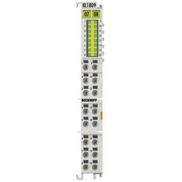 Beckhoff - Feldbus, Dez. Peripherie - Digitales Ein-/Ausgangs-Modul Digital-Eingangsklemme KL1819 16E, 24VDC, 0,2ms