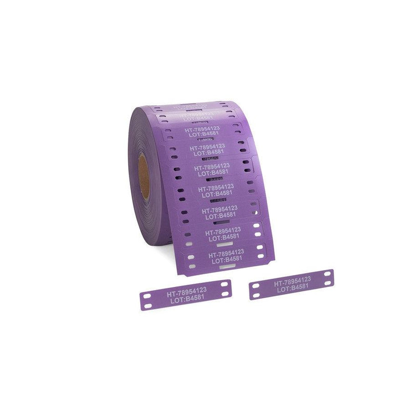 HellermannTyton - Kabelmarkierungssystem Kennzeichnungsschilder 556-80568(1000) 12x60mm vio 1000/Rol − 1000 Stück
