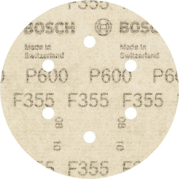 Bosch - Schleifpapier/Schleifvlies PRO F355 Schleifblatt, 150 2608605131 mm, G600, 5-tlg
