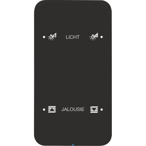 Berker - Bussystem-Tastsensor Touch-Sensor 2fach 75142165 Glas schwarz