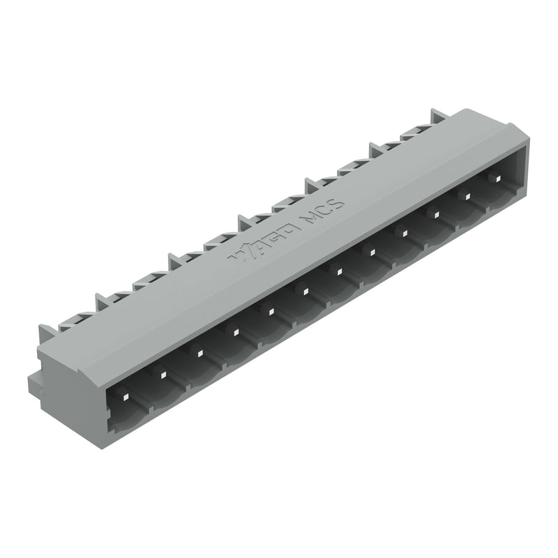 WAGO - Leiterplattensteckverbinder THT-Stiftleiste Lötstift 231-472/001-000 1,2x1,2,abgew.,gr − 100 Stück