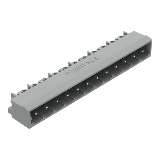 WAGO - Leiterplattensteckverbinder THT-Stiftleiste Lötstift 231-472/001-000 1,2x1,2,abgew.,gr − 100 Stück