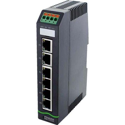 Murrelektronik - Netzwerk Switch Schnittstellenbausteine Xelity 6TX 6 Port 100Mbit − 1 Stück