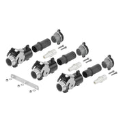Weidmüller - Modularer Steckverbinder (Industriesteckverbinder) Steckverbinder HighPower HDC HP550 KIT 3M185 IP68 verriegelt