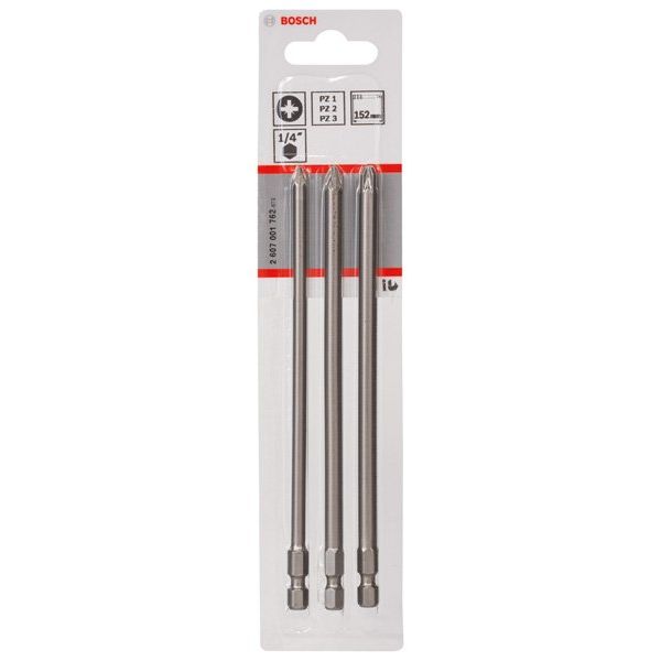 Bosch - Bit-Set Schrauberbit-Set 2607001762 Extra-Hart 3-teilig