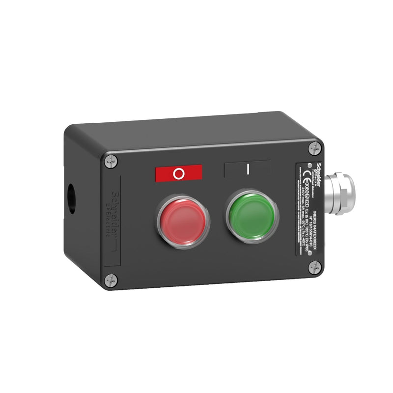 Schneider Electric - Befehls- und Meldegeräte-Kombination im Gehäuse Tasterstation XAWF210EX 1 Startt.,1 Stoppt