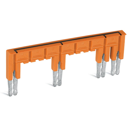 WAGO - Querverbinder/Brücker für Reihenklemme Brücker isoliert orange 282-438/301-000 isoliert,orange − 10 Stück