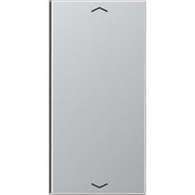Jung - Abdeckung/Bedienelement für Installationsschalterprogramme Taste 2-fach alu AL 2402 TSAP Symbol Auf/Ab