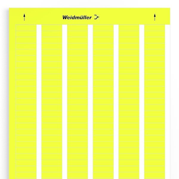 Weidmüller - Kennzeichnungsmaterial Gerätemarkierer LM MT300 27/8 GE 27x8mm − 10 Stück