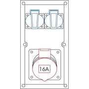 Bals Elektrotech - CEE-Steckdosen-Kombination (IEC 60309) Wandverteiler Vollgummi IP 54150 44