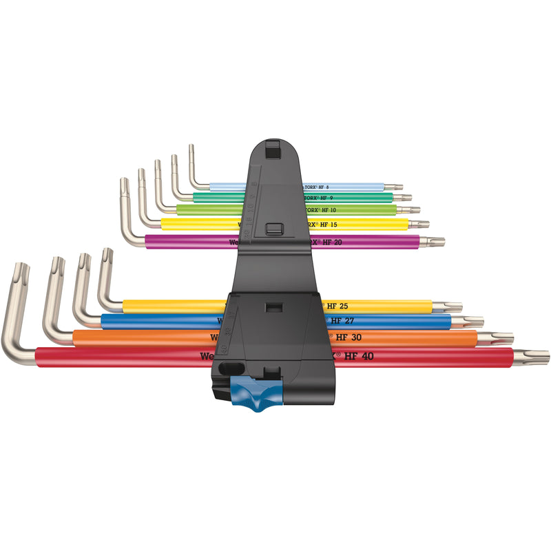 Wera - Innensechskantschlüsselset Winkelschlüsselsatz 3967/9 TX SXL HF 1 9-tlg. Multicolour