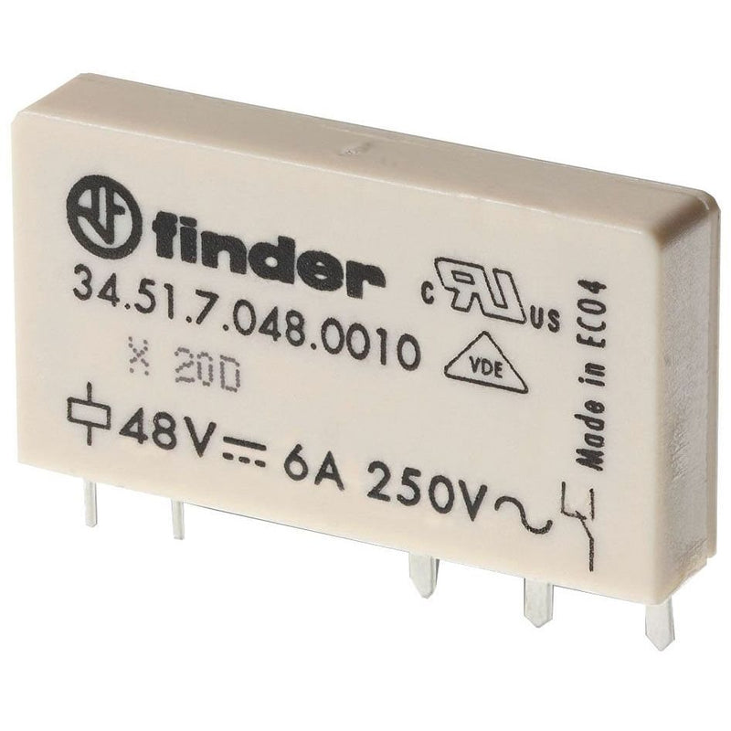 Finder - Schaltrelais Steck/Printrel.60VDC 1W 6A 34.51.7.060.0000 Raster 5mm − 20 Stück