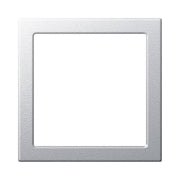 Merten - Info-Lichtsignal für Installationsschalterprogramme Zentralplatte alu MEG4420-0460 für Notlicht